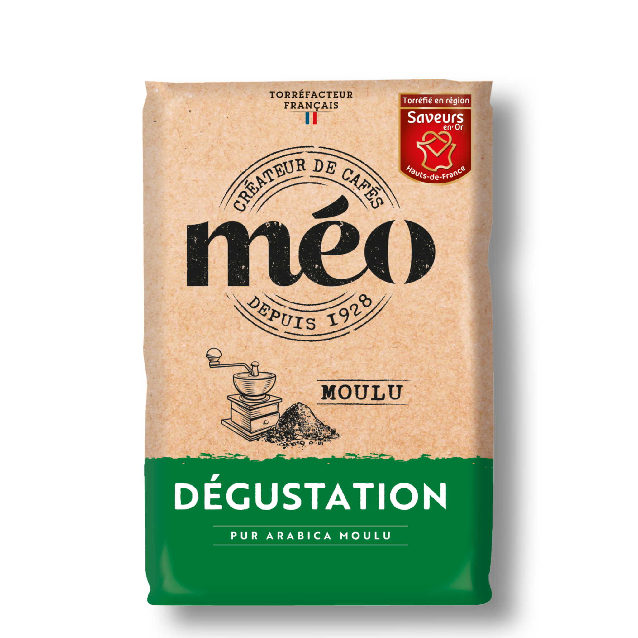 MEO Café moulu dégustation pur Arabica 500g pas cher 