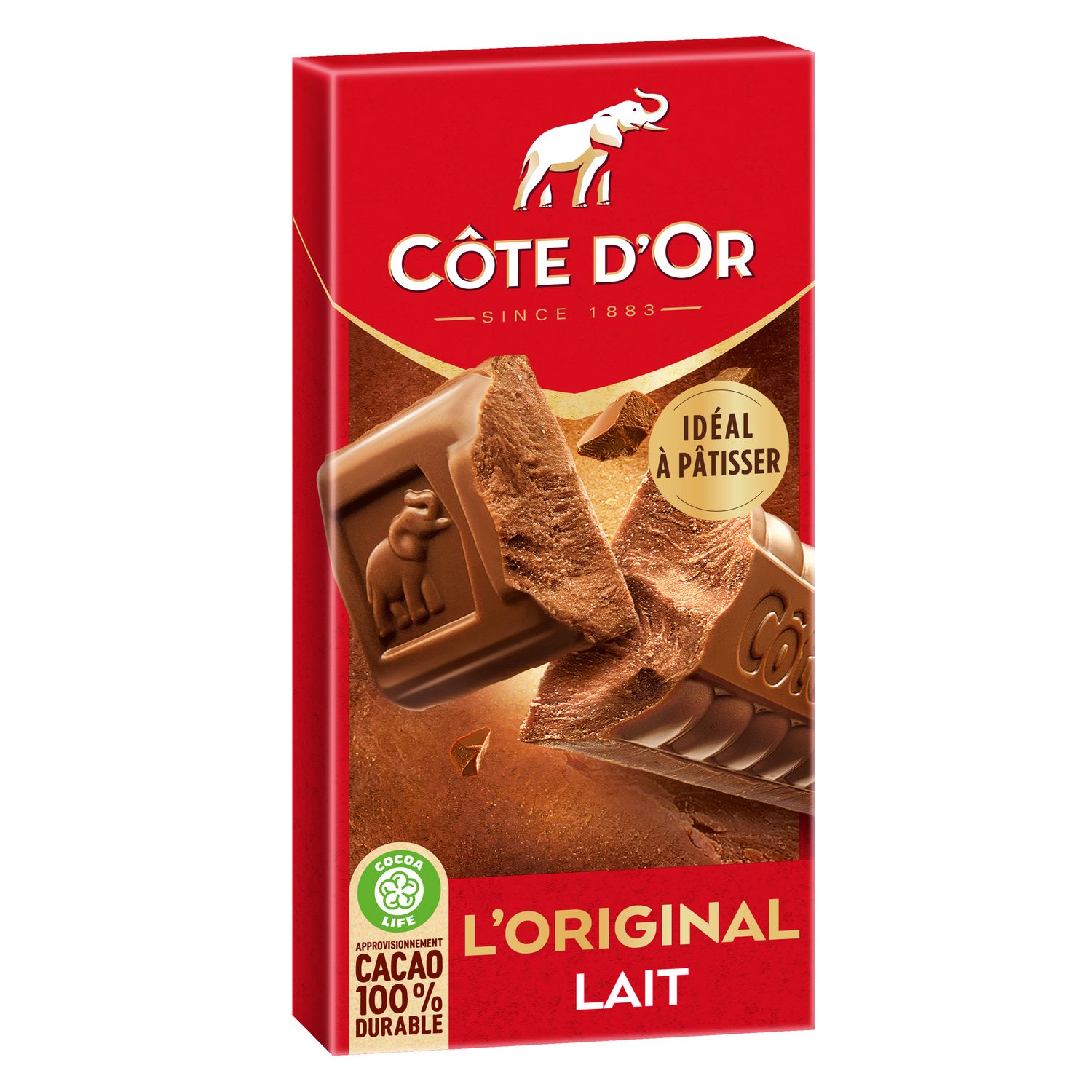 COTE D'OR Tablette de chocolat noir L'original 3 pièces 3x100g pas