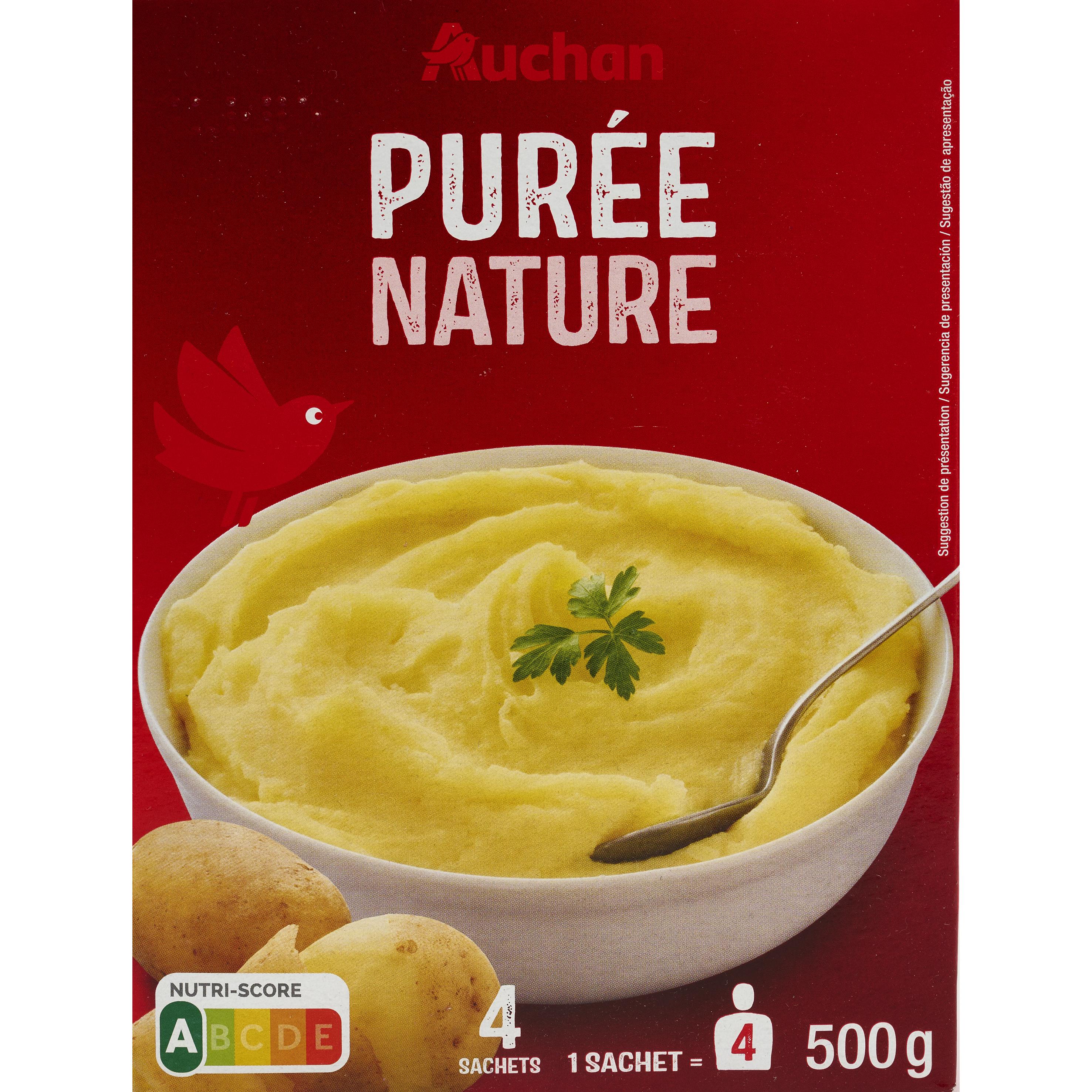 AUCHAN Purée cuisinée de pommes de terre 1kg pas cher 