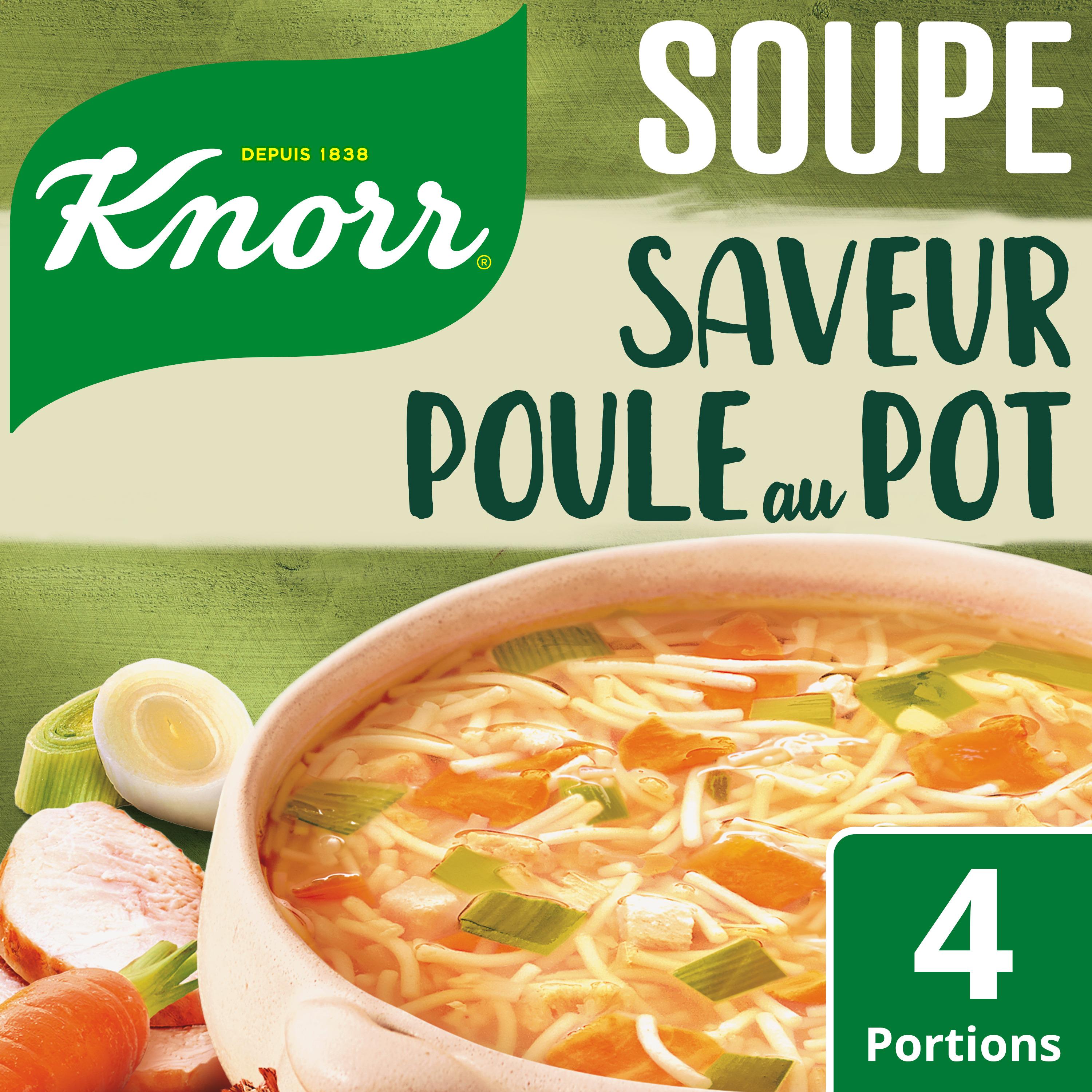 Knorr - Soupe déshydratée poule au pot aux petits légumes en livraison à  proximité