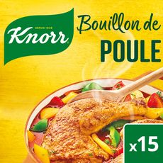 KNORR Bouillon de poule sans conservateur 15 tablettes 150g