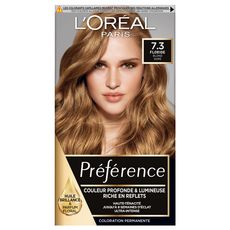 L'OREAL Préférence coloration permanente 7.3 floride blond doré 4 produits 1 kit