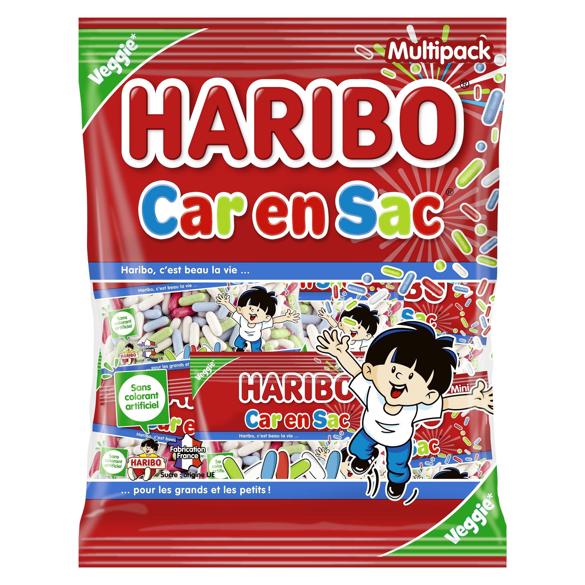 HARIBO Carensac bonbons gélifiés à la réglisse 250g pas cher