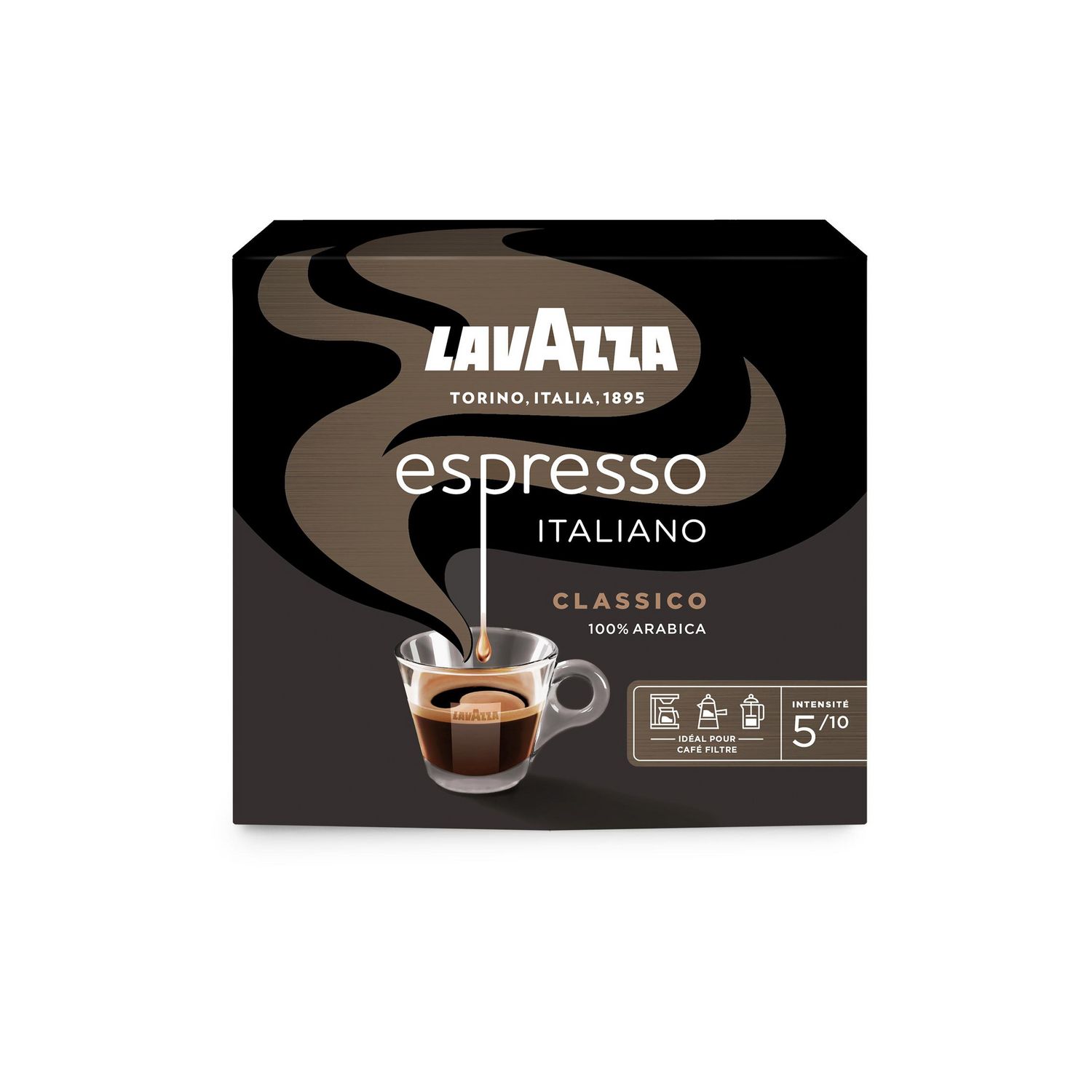 Promo Lavazza café moulu espresso italiano classico chez Cora