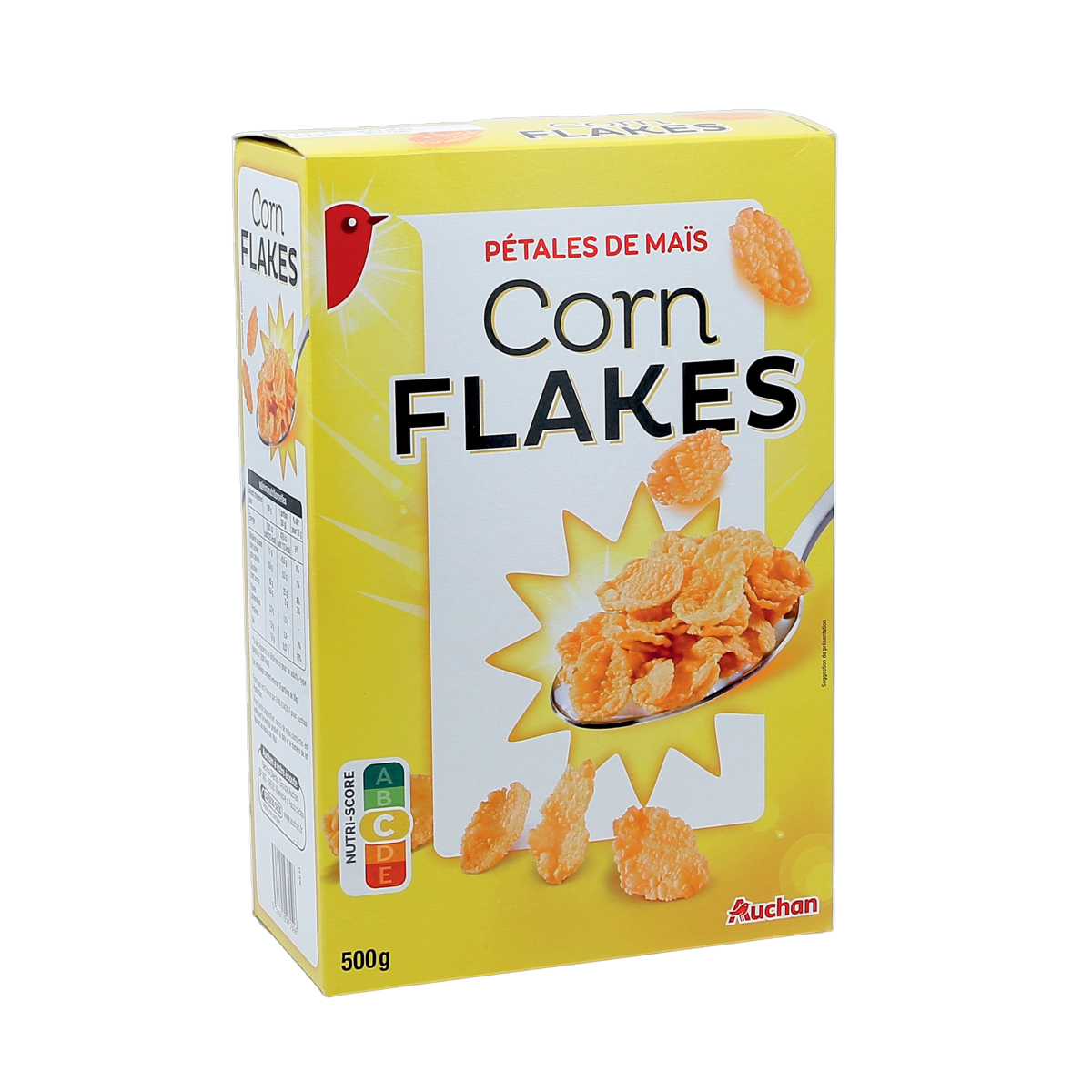 AUCHAN Corn flakes pétales de maïs 500g