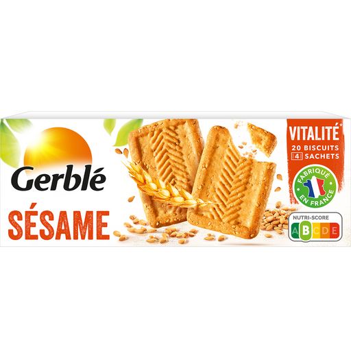 Biscuit Sésame Vanille Paquet 132 g Contenu