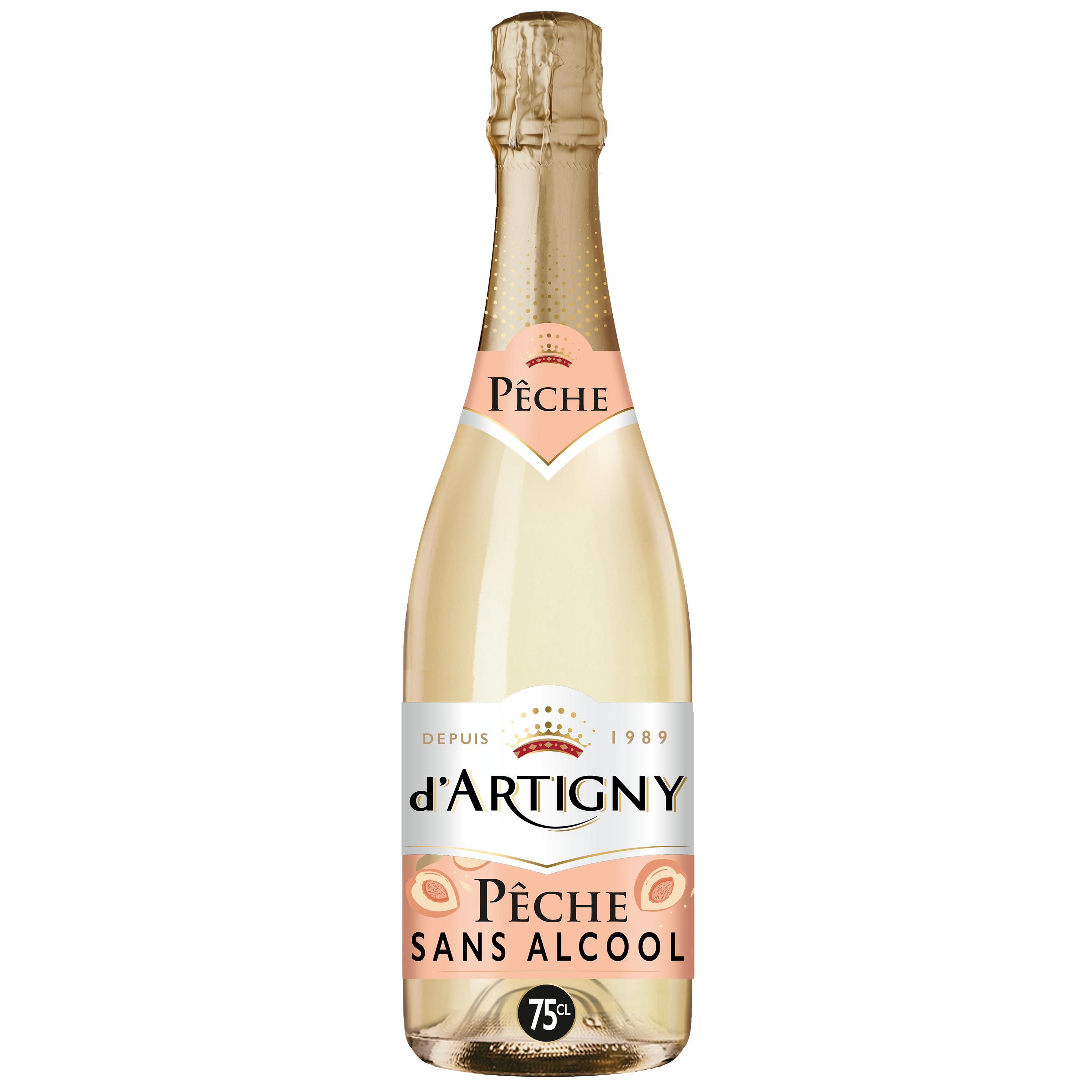 Vin pétillant sans alcool D'artigny 75cl sur