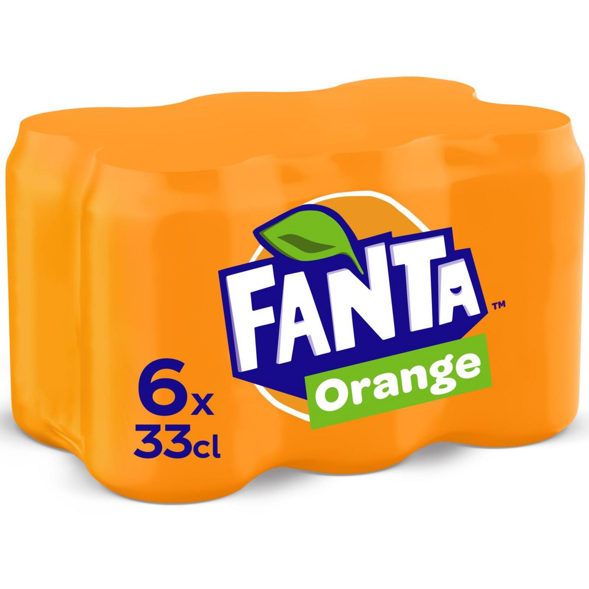 FANTA Boisson gazeuse au jus d'orange avec sucre et édulcorants boîte 33cl  pas cher 