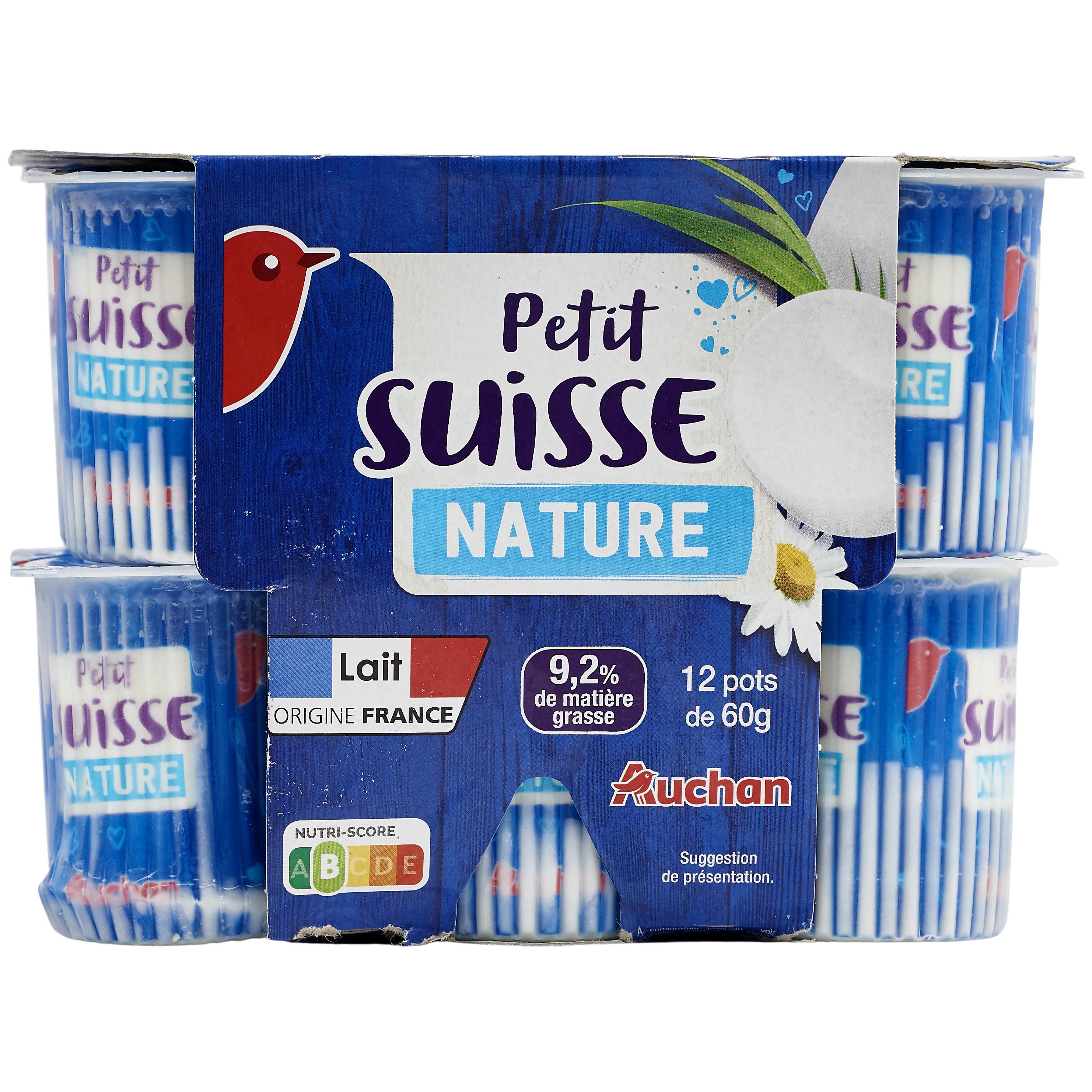 Petit suisse nature 9.2% m.g. - Transgourmet