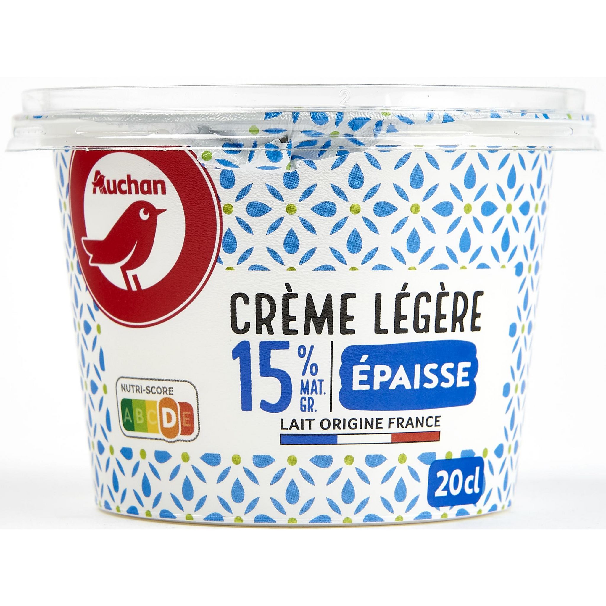 Crème fraiche épaisse légère 15% MG