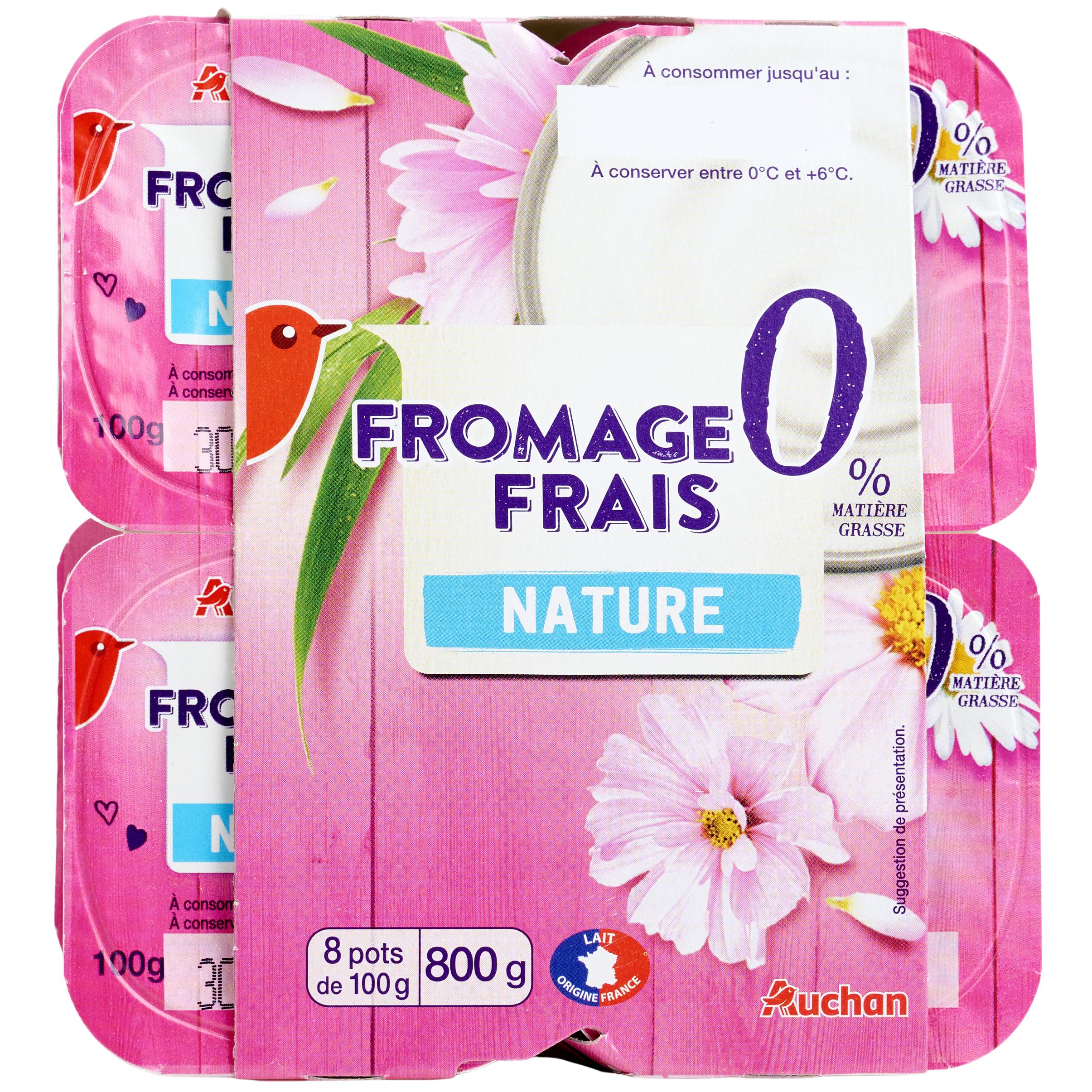 AUCHAN Petit-suisse 3.8% MG 12x60g pas cher 