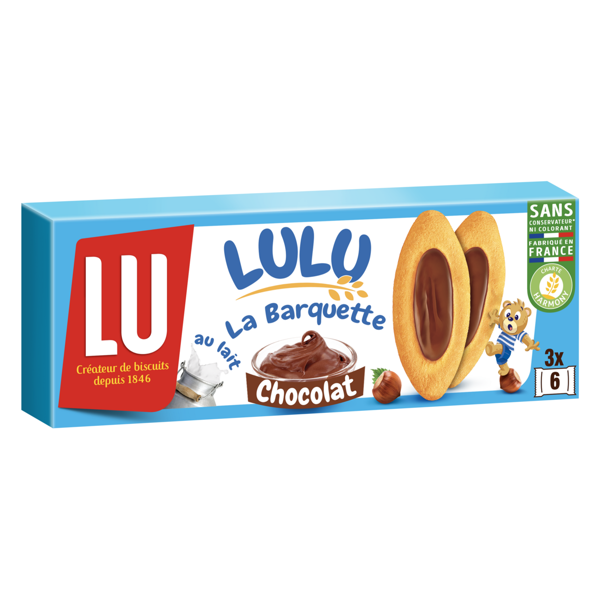 LU Lulu barquettes au chocolat 120g pas cher 
