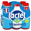 LACTEL Vitamine D - Lait entier UHT 6x1l
