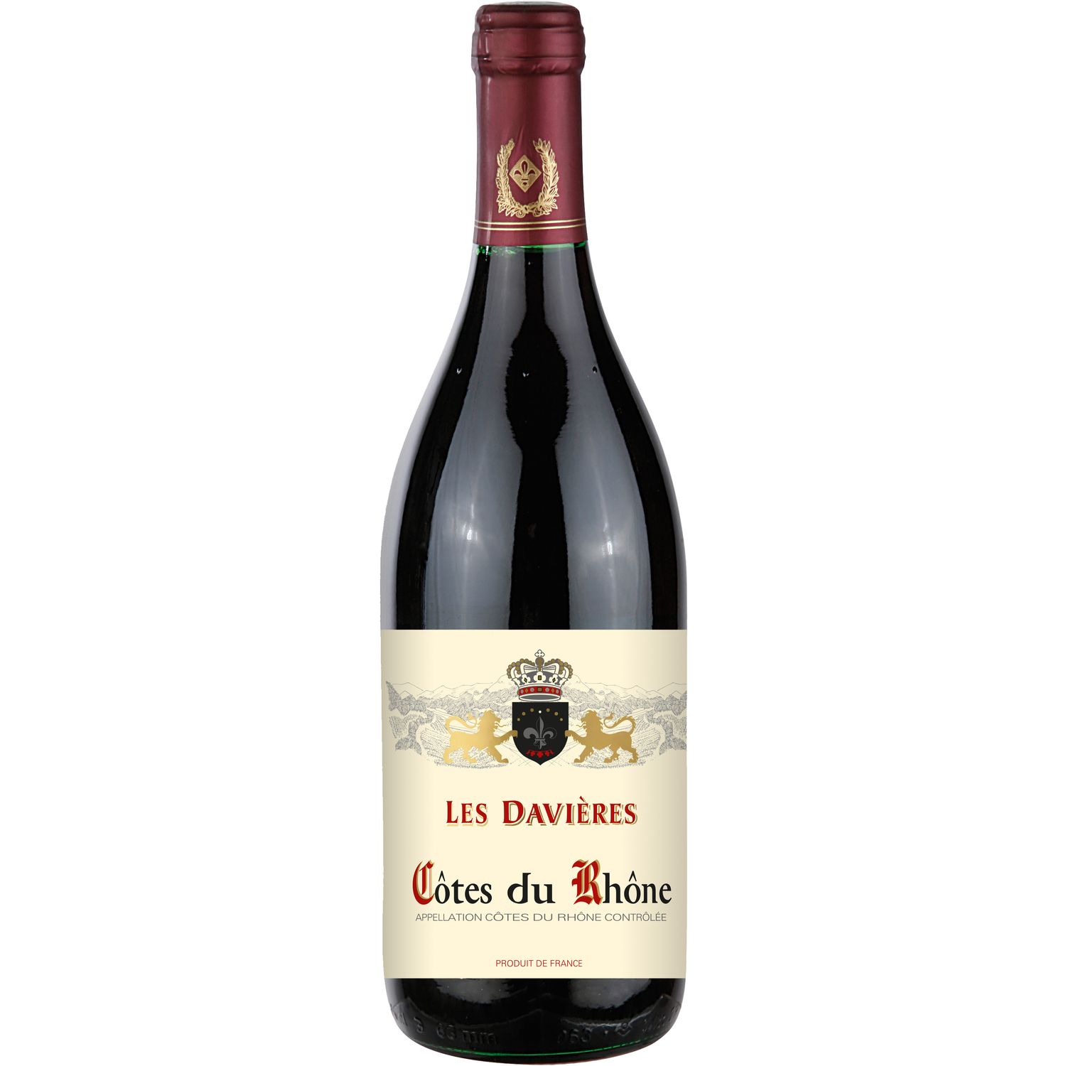 Ce vin rouge Côtes du Rhône AOP est à moins de 5 euros chez Carrefour pour  les fêtes de fin d'année 