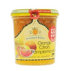 LES COMTES DE PROVENCE Confiture orange citron pamplemousse 340g