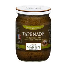 JEAN MARTIN Tapenade aux olives noires grossane de Provence 240g