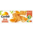Gerblé GERBLE Biscuits soja orange sans huile de palme sachets fraîcheur