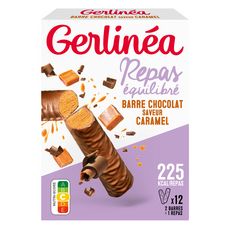 GERLINEA Repas minceur saveur chocolat caramel riche en protéines 372g
