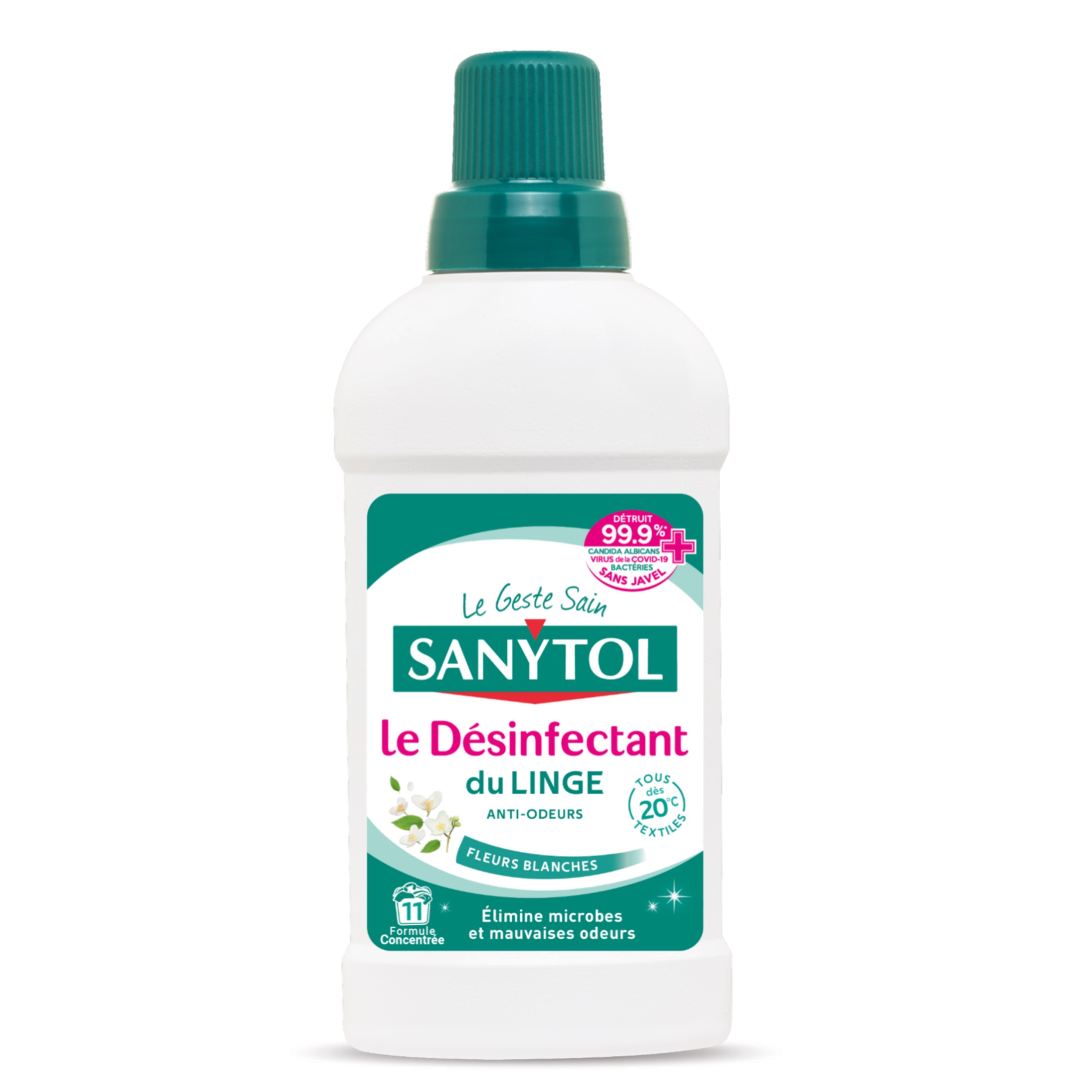 SANYTOL 33636100 DESINFECTANT Linge anti-odeurs Tablettes x 10