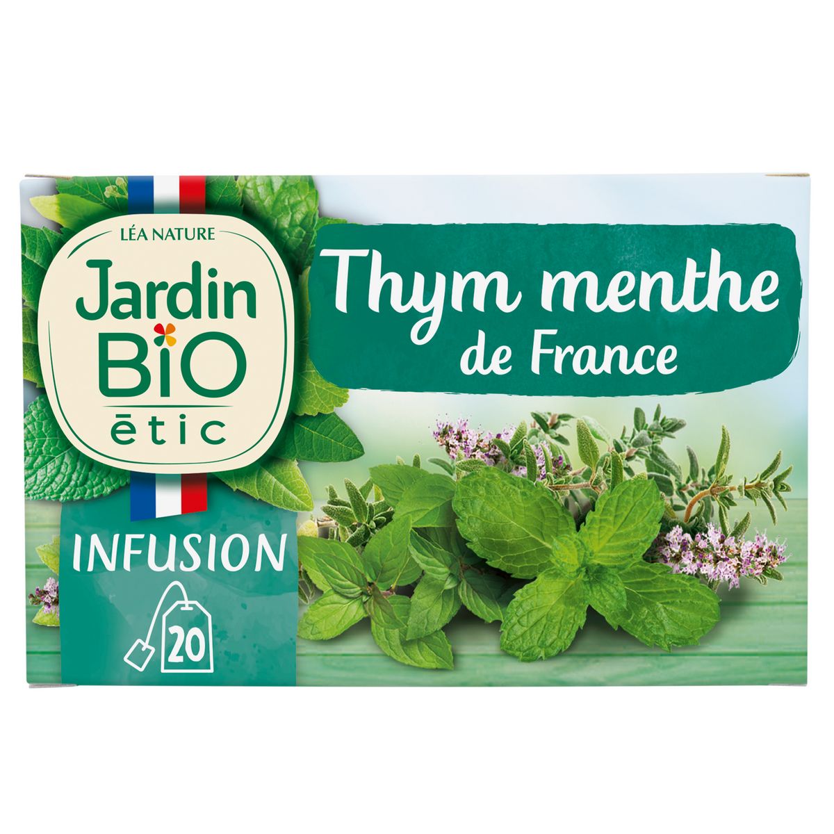 Jardin Bio Infusion thym doux et fleuri - Les 20 sachets, 28g