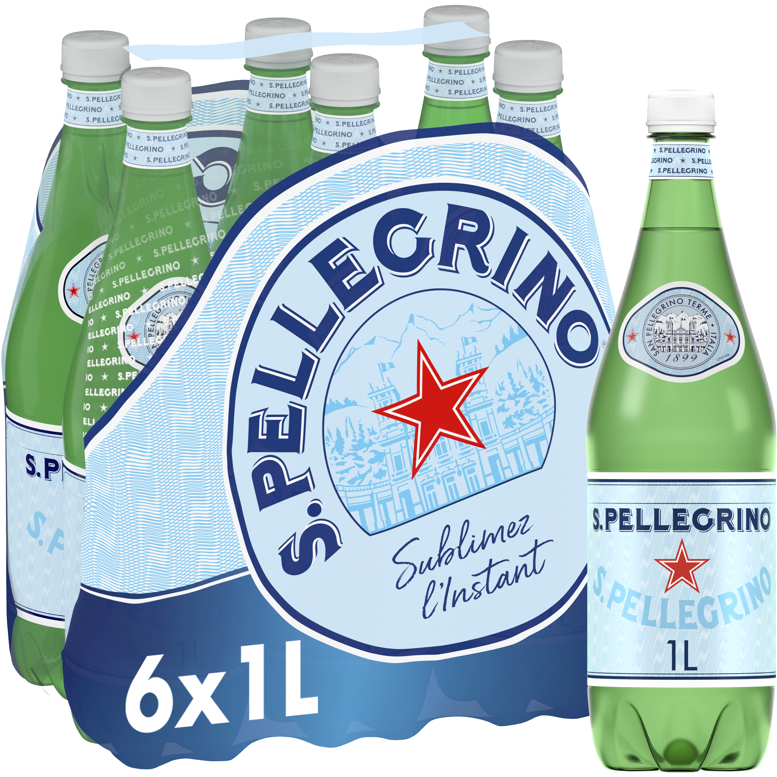 SanPellegrino Eau gazeuse - 6x1.0 l