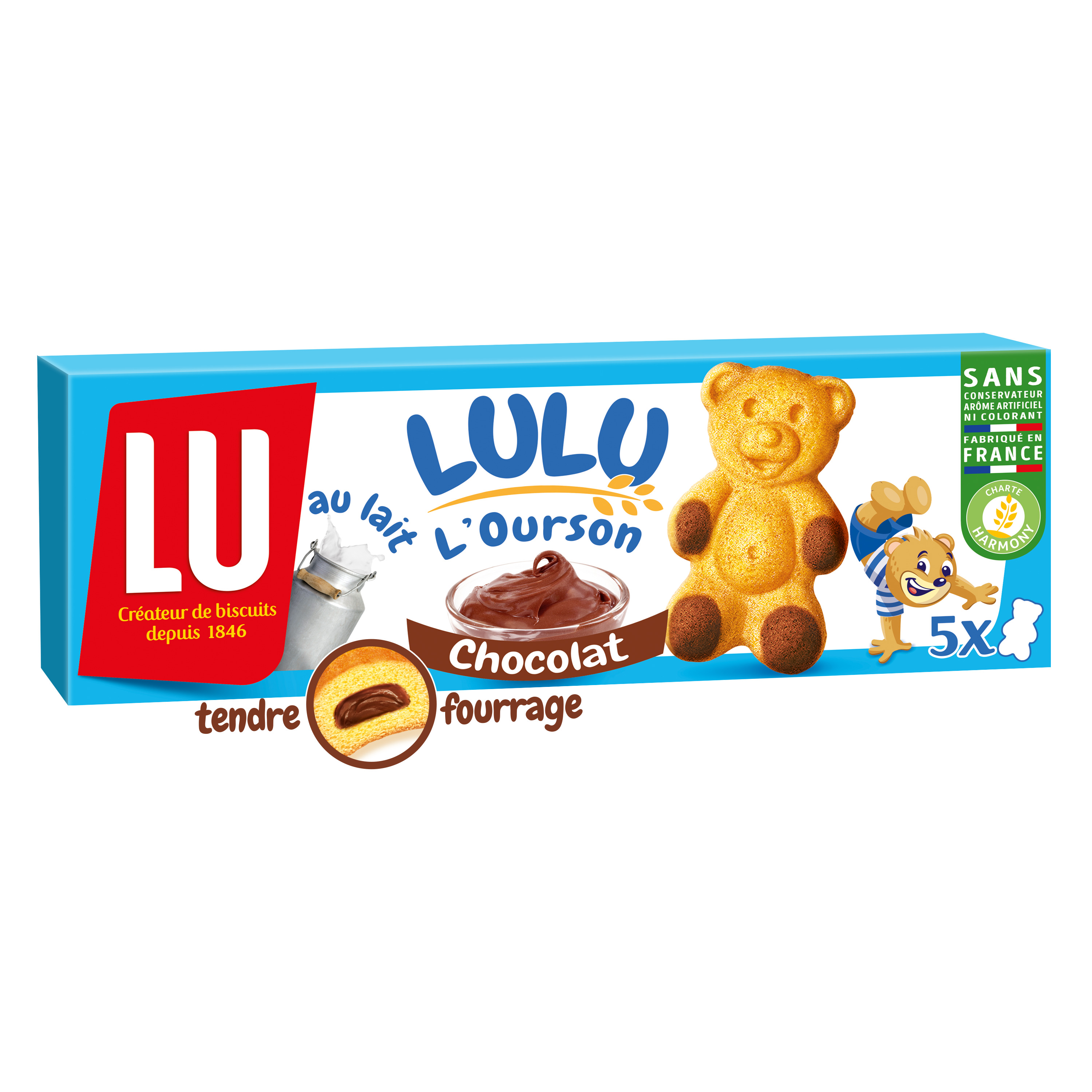 Lulu L'ourson tout chocolat, Lu (150 g)