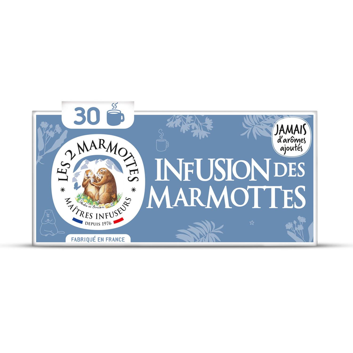 Promo Coffret de thé les 2 marmottes chez Auchan