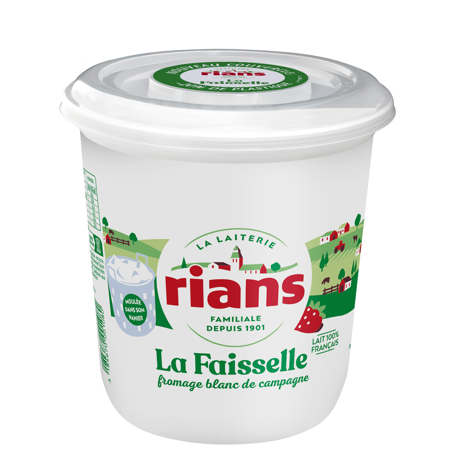 Livraison à domicile de Fromage blanc faisselle - 500g – Neary