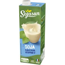 SOJASUN Boisson de soja calcium vitamine D 1L