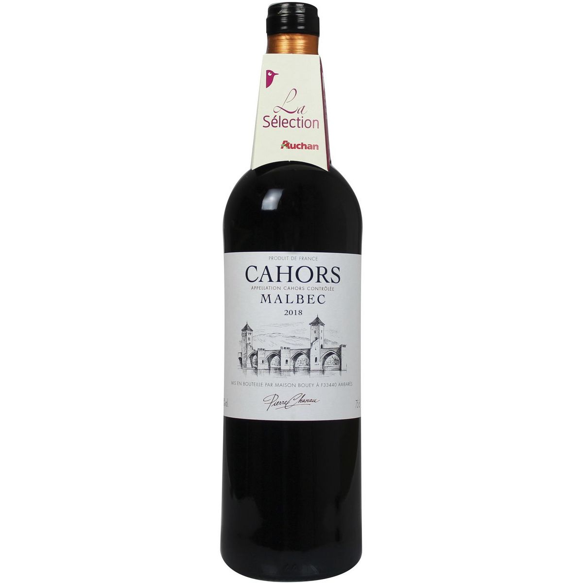 PIERRE CHANAU Vin rouge AOP Cahors 75cl