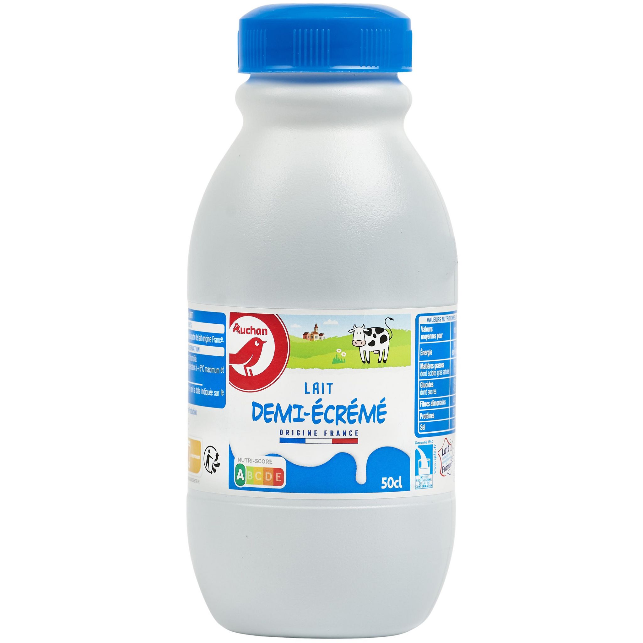 Lait demi-écrémé 50 CL - Nos laits - Elle & Vire