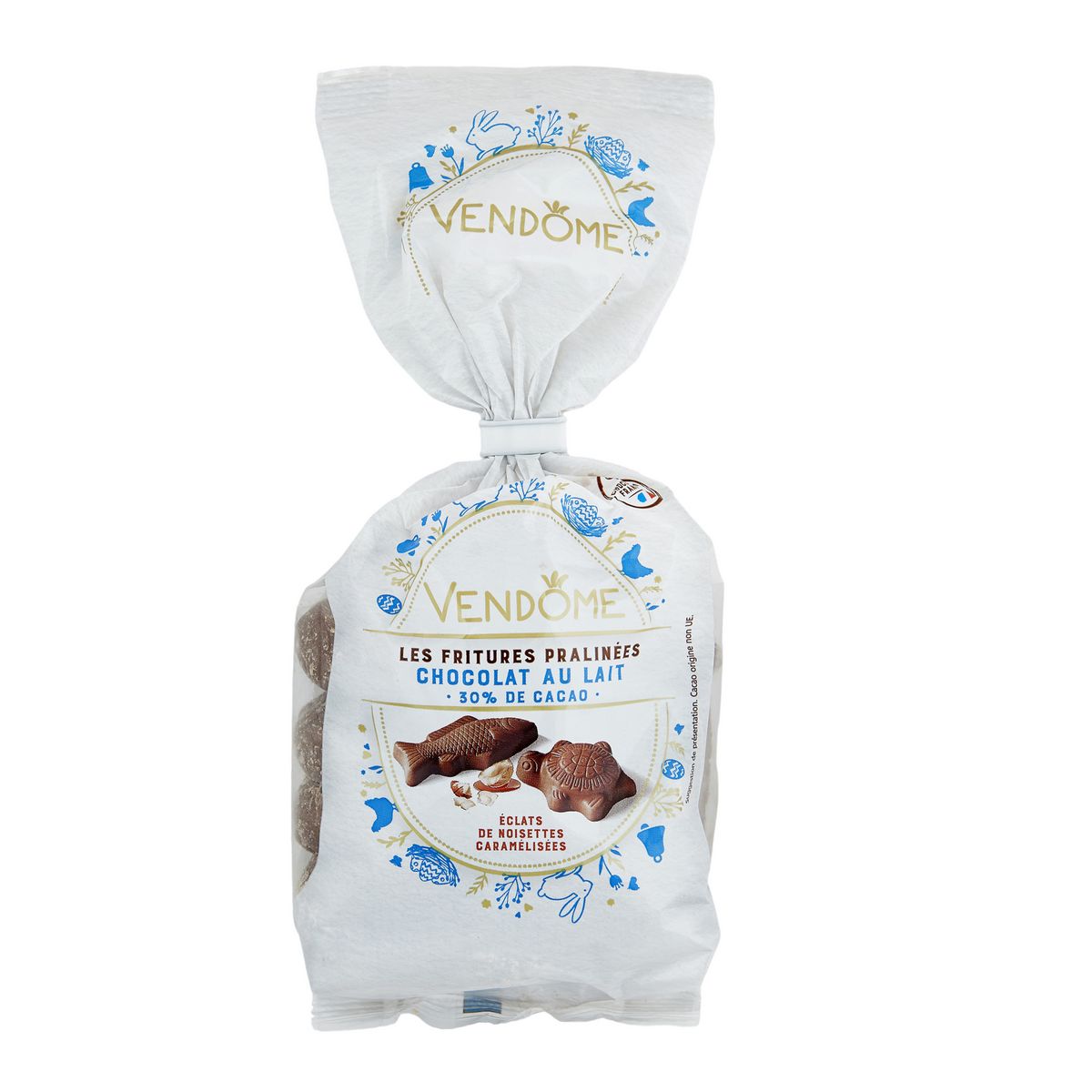 VENDOME Vendome oeuf fourrage chocolat au lait sucre pétillant 200g pas  cher 