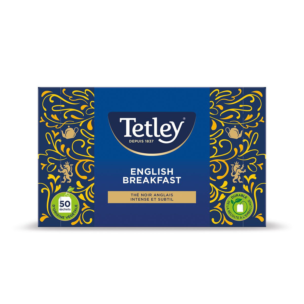 TETLEY Thé noir English breakfast 50 sachets 100g