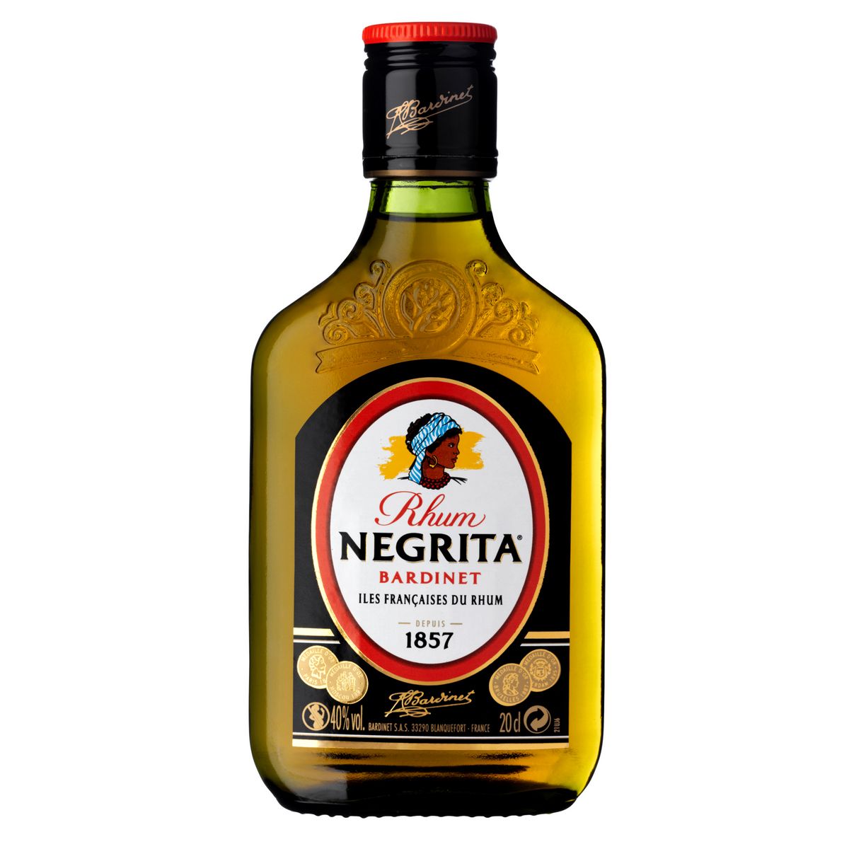 Negrita Rhum Ambré Traditionnel Négrita 1L, 100 cl 