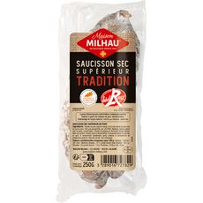 MILHAU Saucisson sec 1967 Label rouge 250g