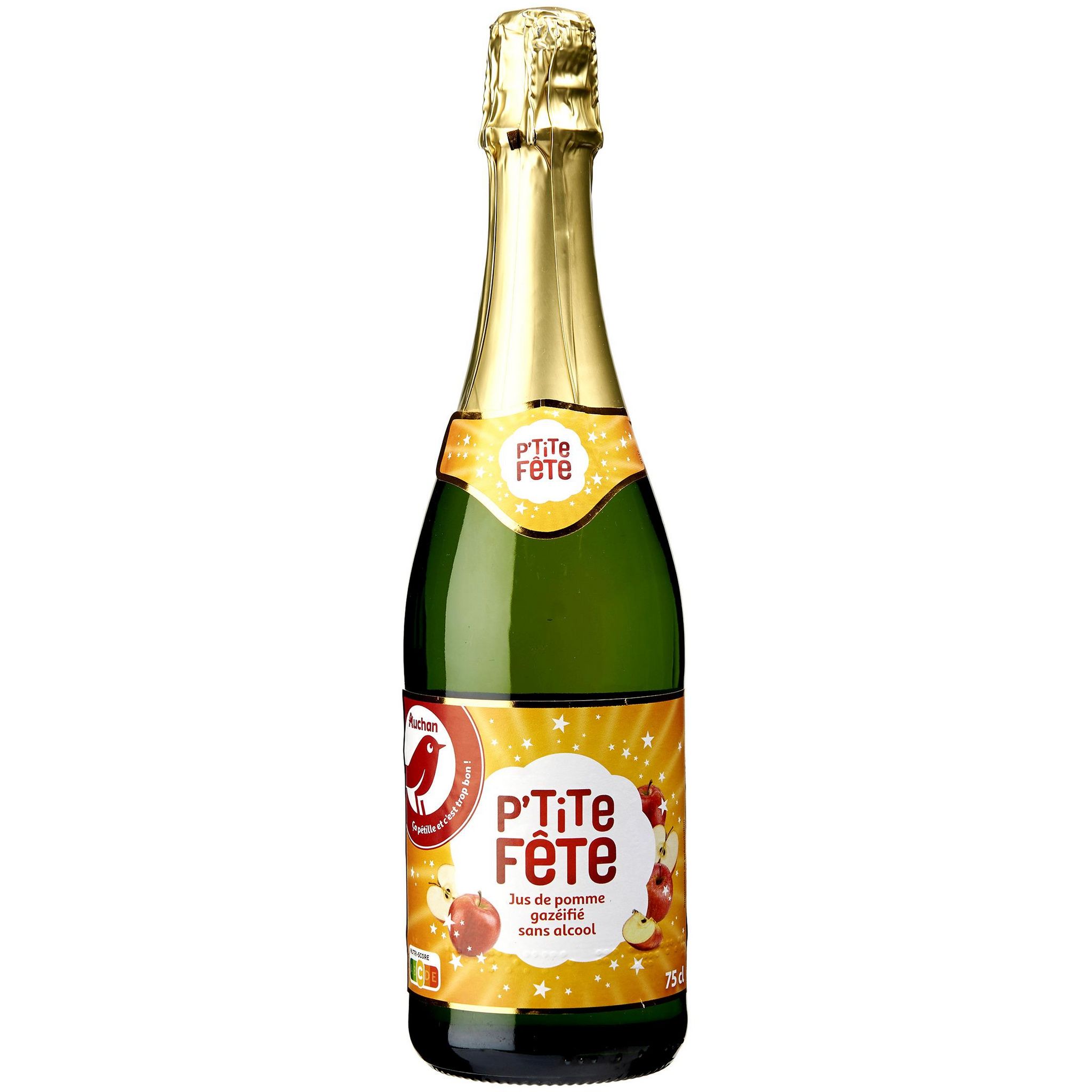 AUCHAN Cidre doux Terroir IGP 2.5% 75cl pas cher 