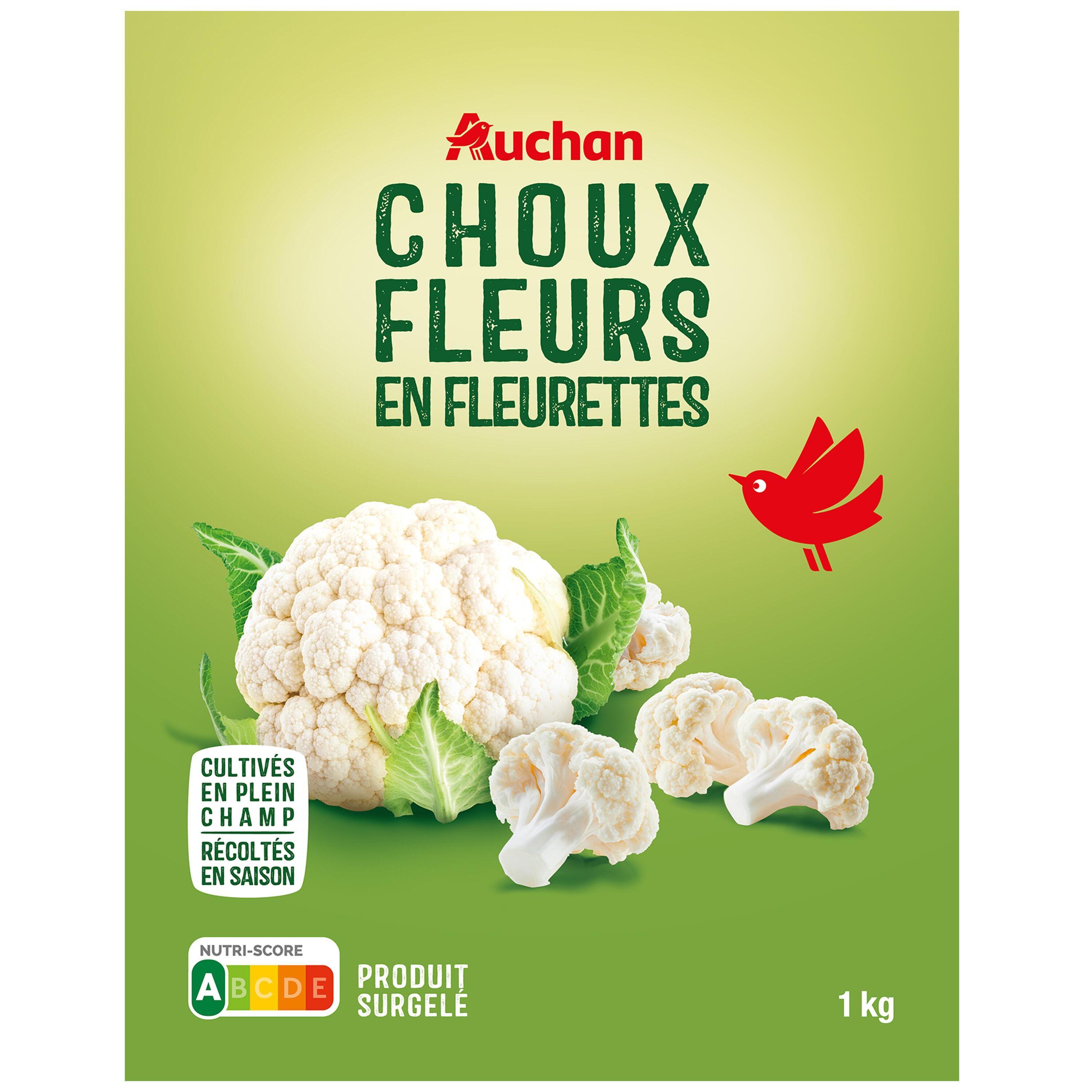 AUCHAN Brocolis en fleurettes 900g pas cher 