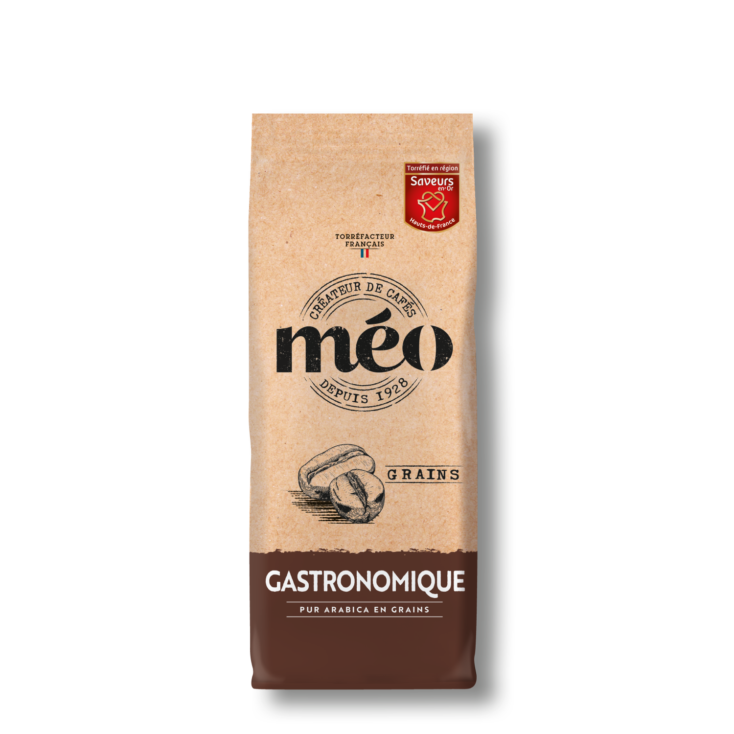 MEO Café en grain gastronomique pur arabica 250g pas cher 