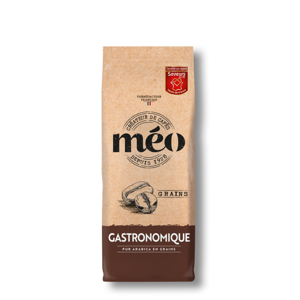 MEO Café en grain gastronomique pur arabica 250g pas cher 