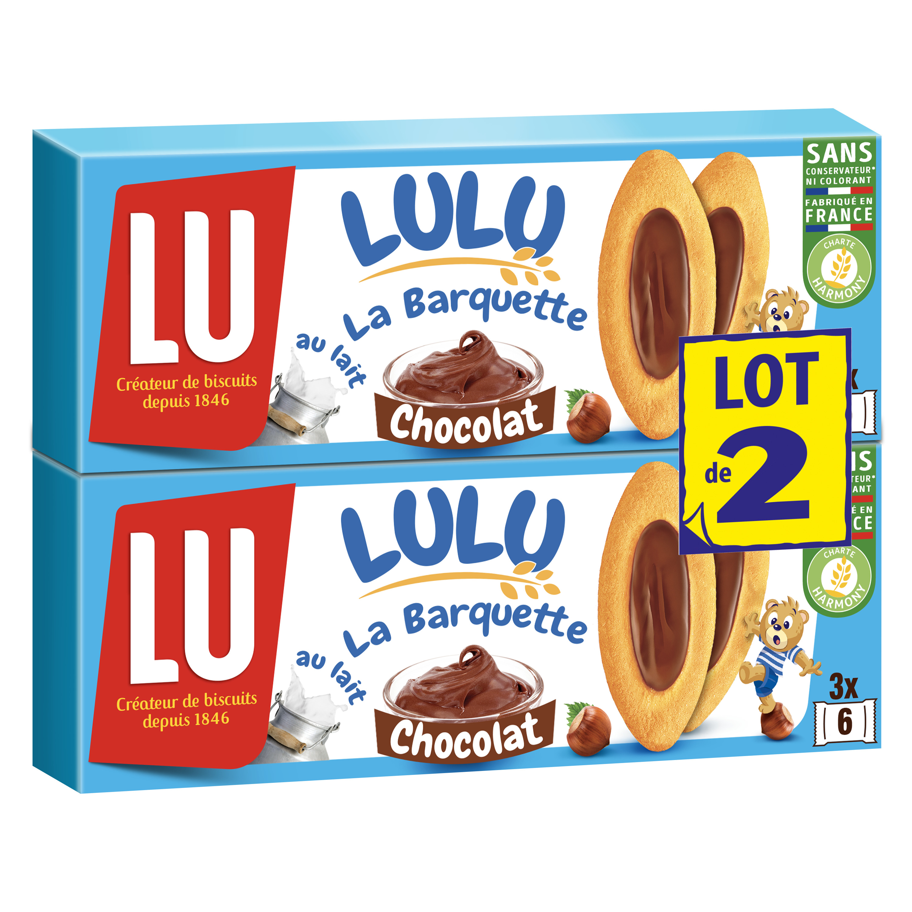 Promo Lulu La Barquette Chocolat Lu chez Intermarché Hyper