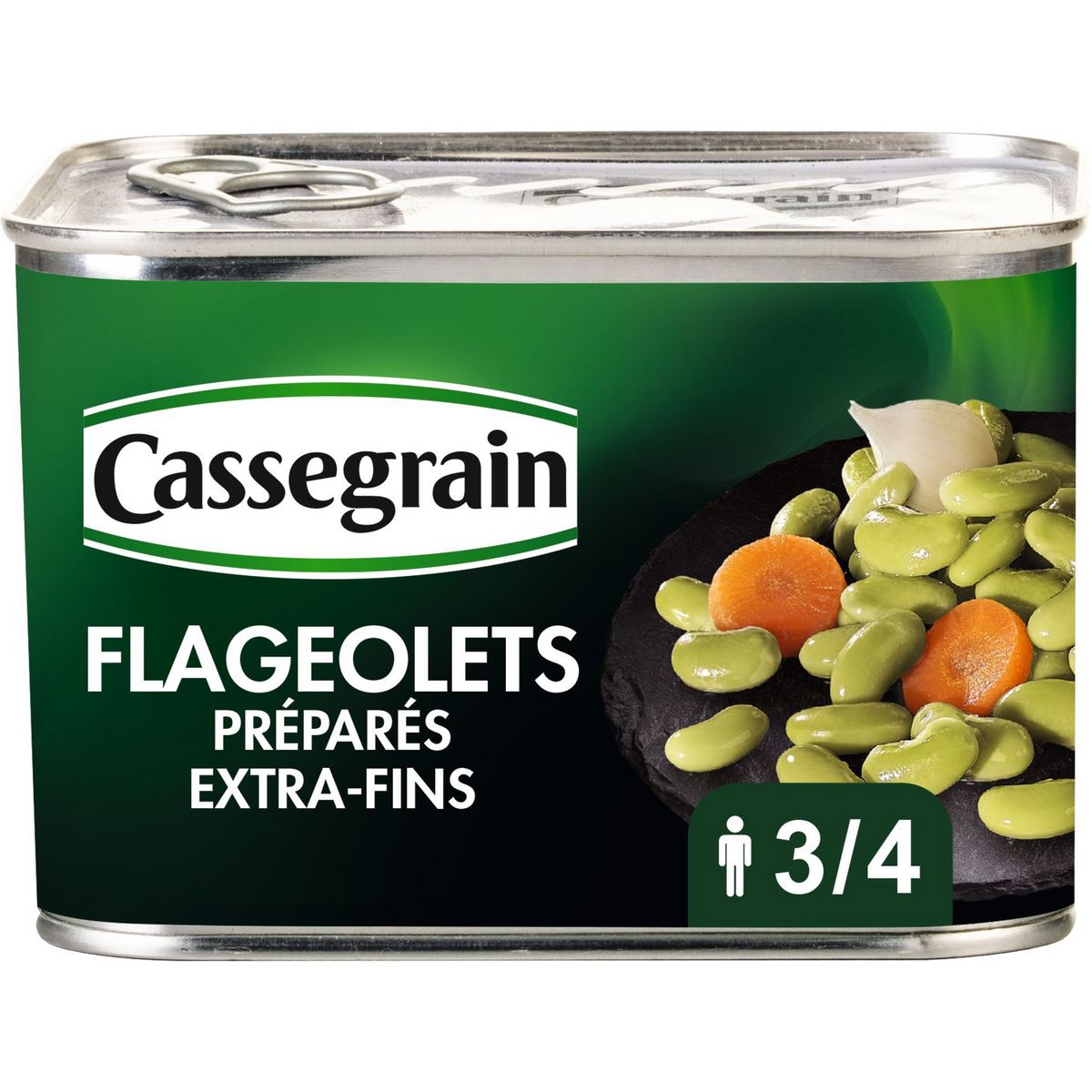 CASSEGRAIN Flageolets préparés extra fins 465g