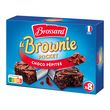 BROSSARD Brownie choco pépites, sachets individuels 8 gâteaux 240g