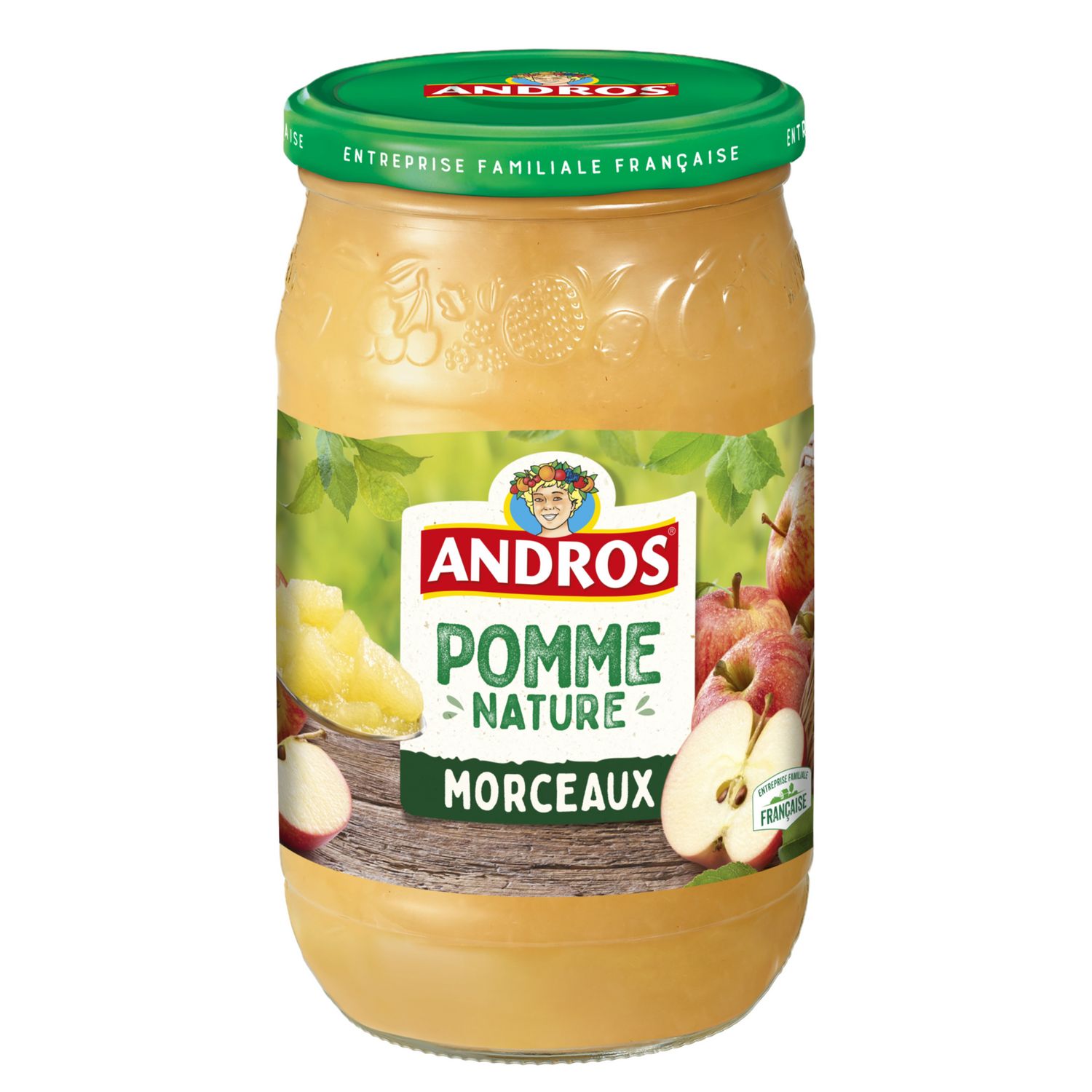 Achetez, Andros Compote de pomme avec morceaux 740g