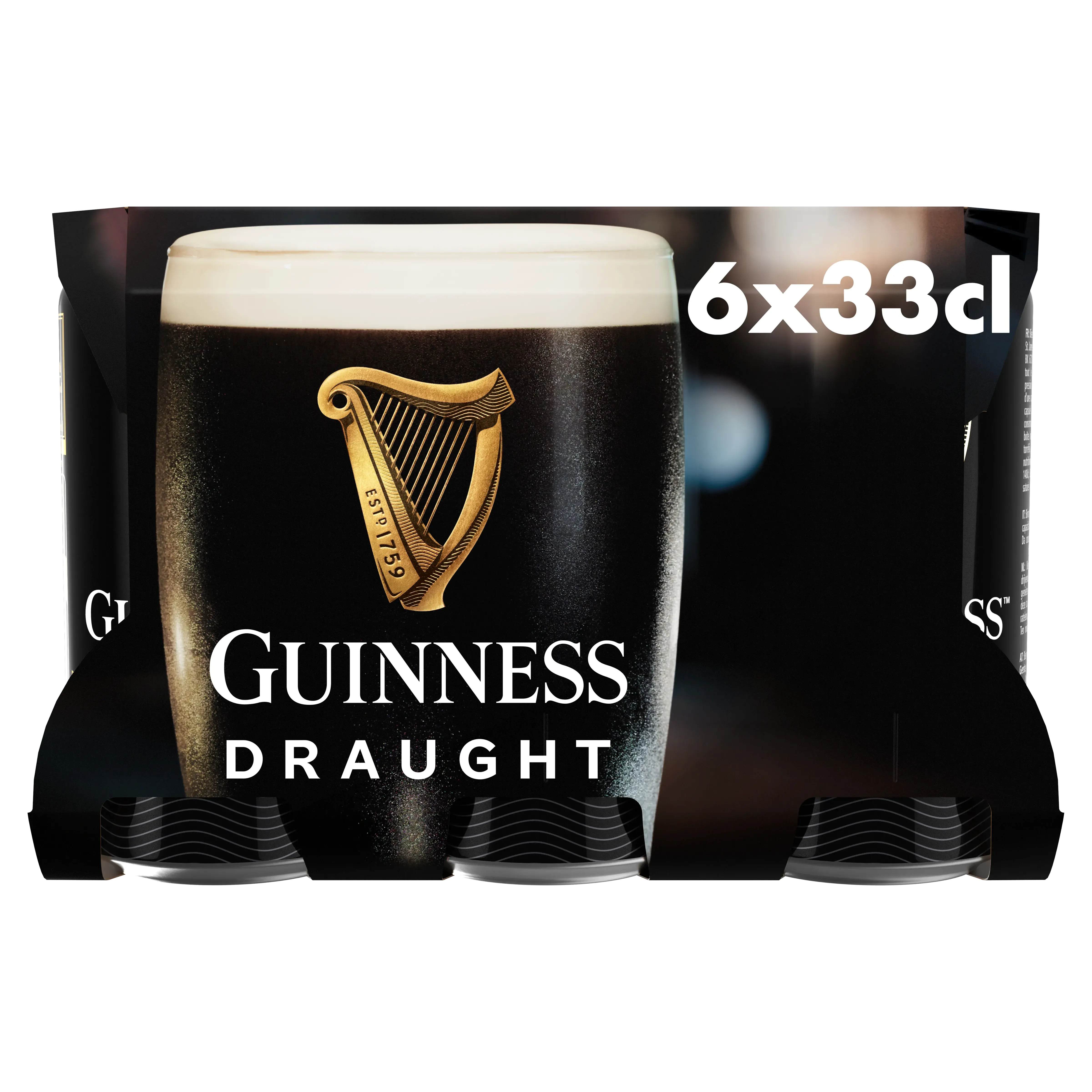 GUINNESS Bière brune extra strong 7,5% bouteille 33cl pas cher