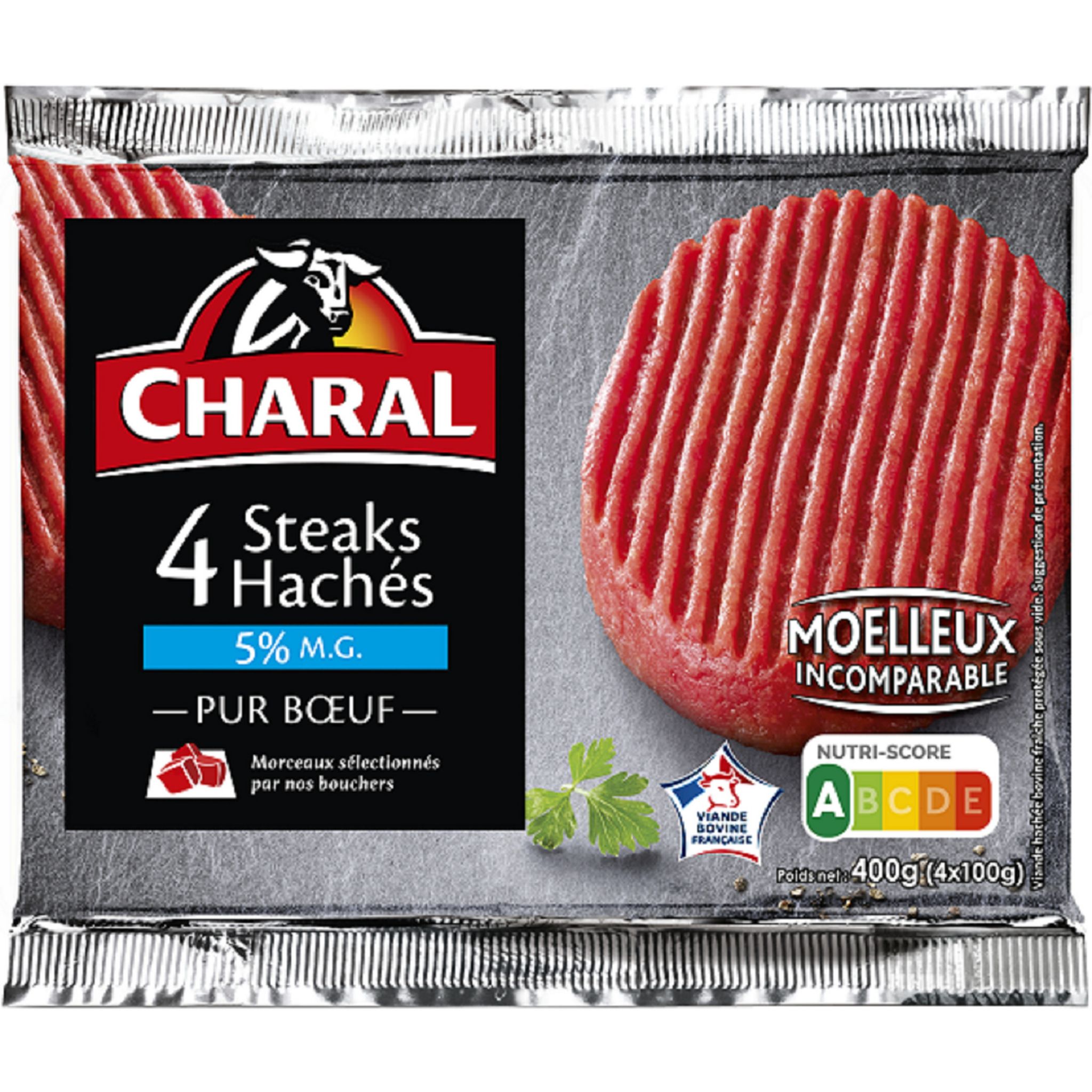 Livraison à domicile Charal Haché Prêt à cuisiner pur Boeuf 5% MG