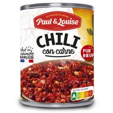 PAUL ET LOUISE Chili con carne 400g pas cher 