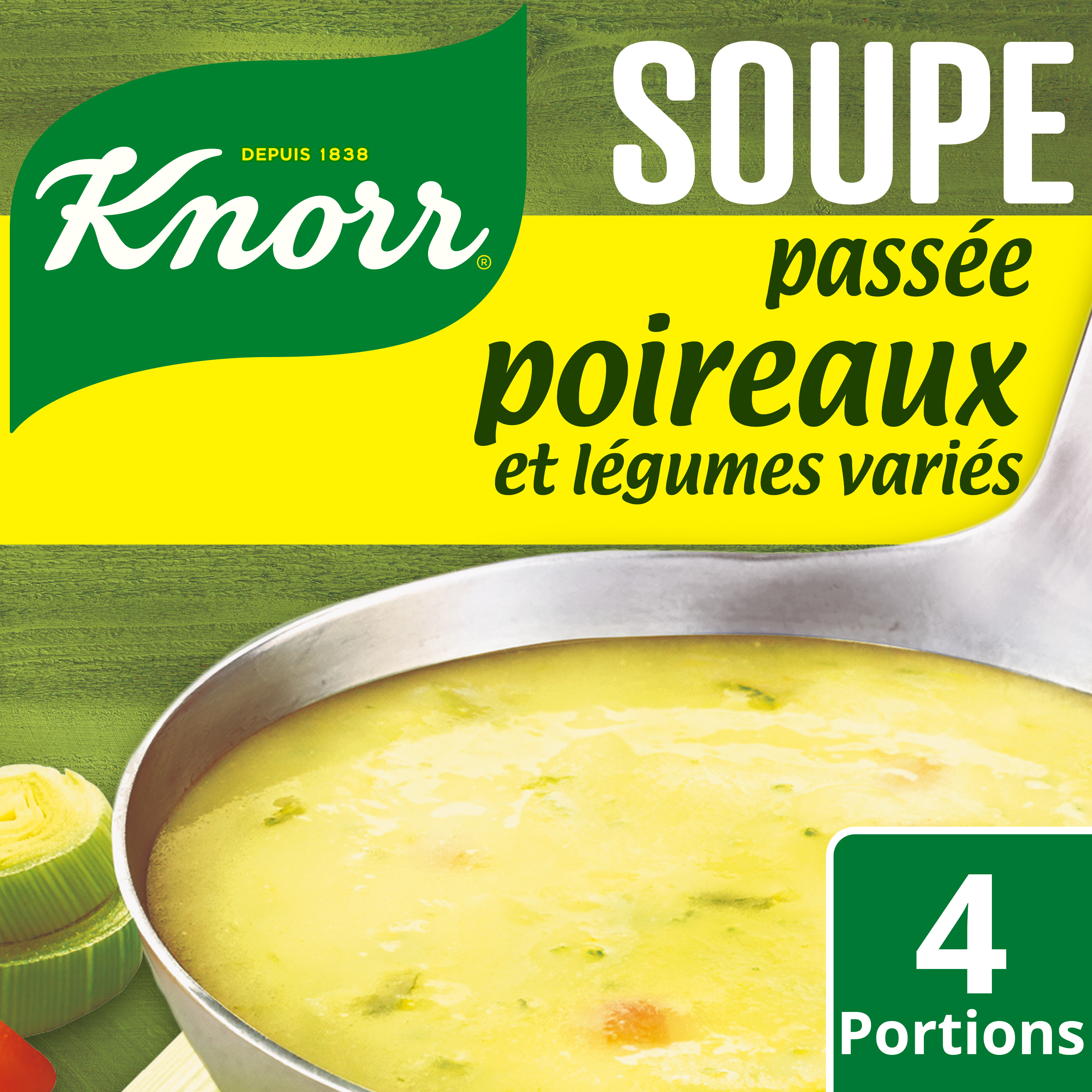 KNORR Soupe déshydratée poule au pot aux petits légumes 4 personnes 69g pas  cher 