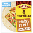 OLD EL PASO Tortillas de maïs et blé 8 pièces 335g