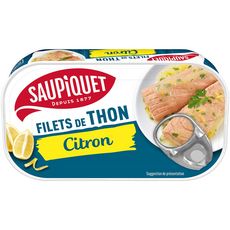 SAUPIQUET Filets de thon au citron 115g