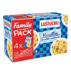 LUSTUCRU Nouilles de qualité supérieure - family pack family pack 4x250g